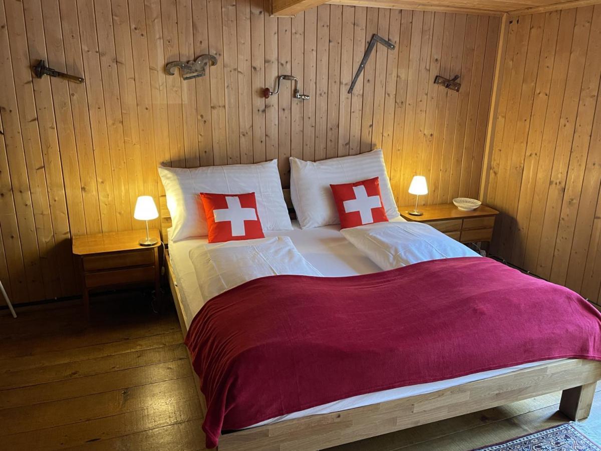 Swisshut Stunning Views Alps Lake - Chalet Erli Därligen Esterno foto