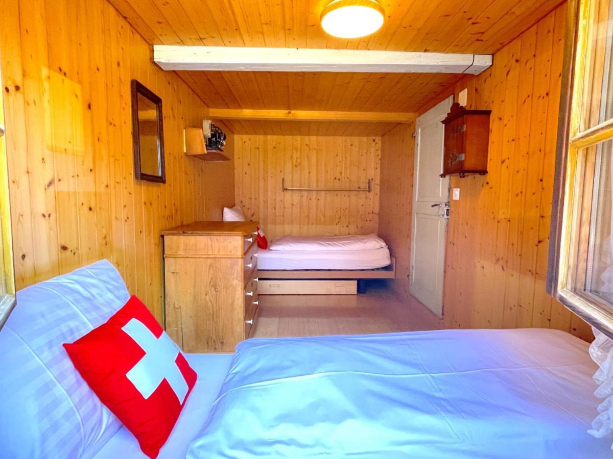 Swisshut Stunning Views Alps Lake - Chalet Erli Därligen Esterno foto