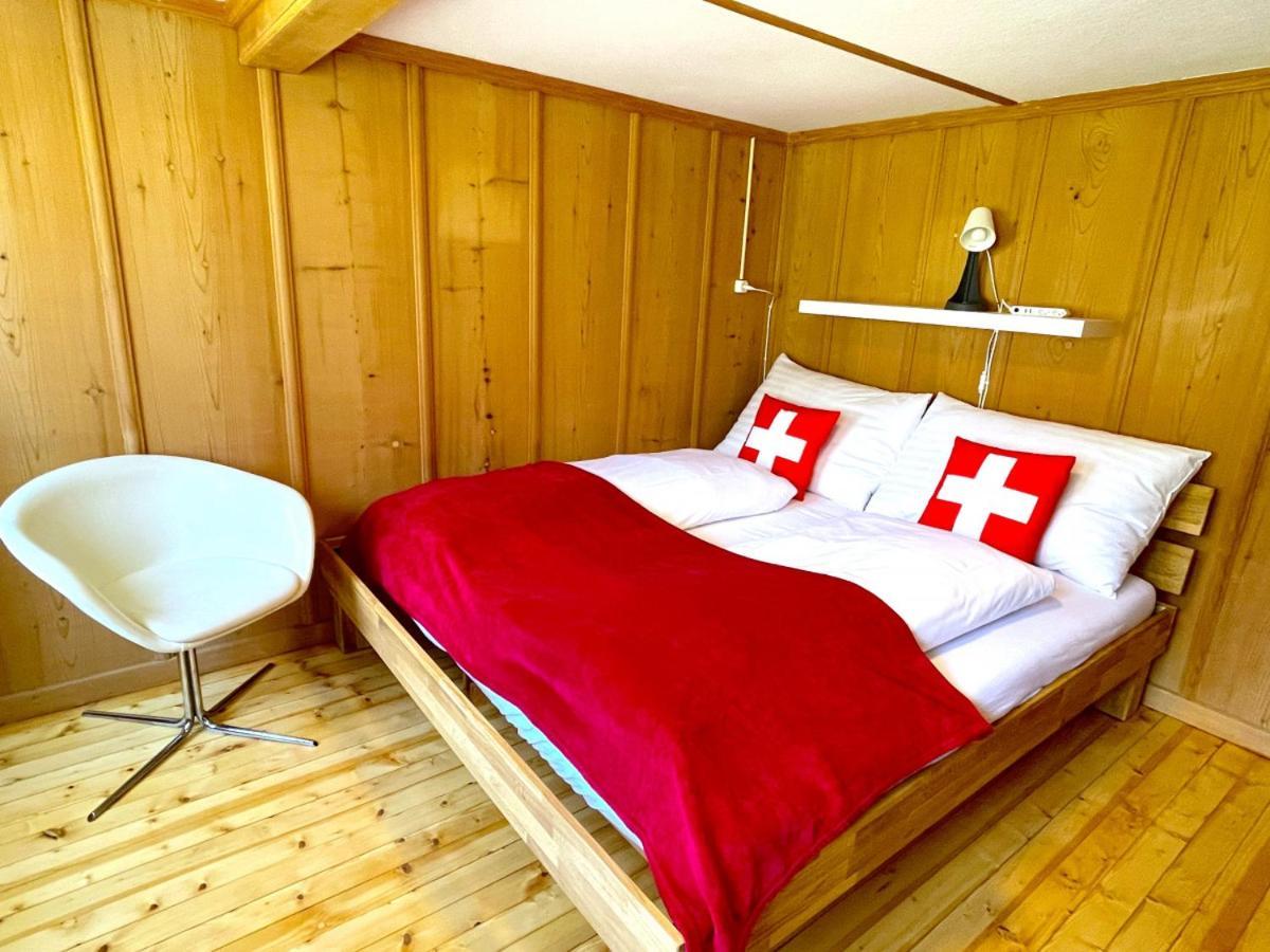 Swisshut Stunning Views Alps Lake - Chalet Erli Därligen Esterno foto